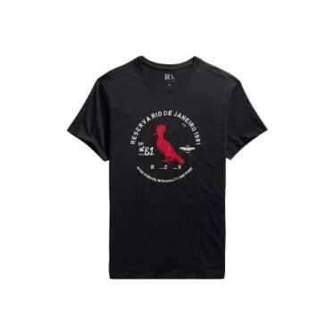 Imagem de Camiseta Sb Estampa Carimbo Gaze Reserva, GG, Preto
