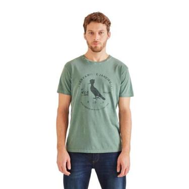 Imagem de Camiseta Sb Estampa Carimbo Gaze Reserva, Verde stoned, G