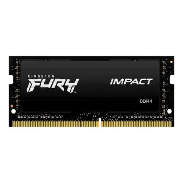 Imagem de Memória Kingston Fury Impact SODIMM, 8GB, 2666MHz, DDR4, Para Notebook, Black - KF426S1...