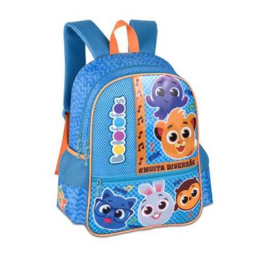 Imagem de Mochila Infantil Bolofofos Bolsa Escolar Costas Meninos