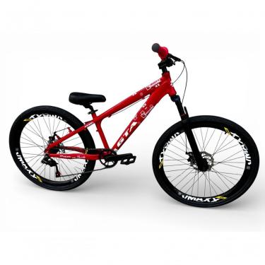 Imagem de Bicicleta 26 Gta Rebel Freeride Cor Vermelho Single 7v Rodas Vmaxx Freio A Disco Pneu F...