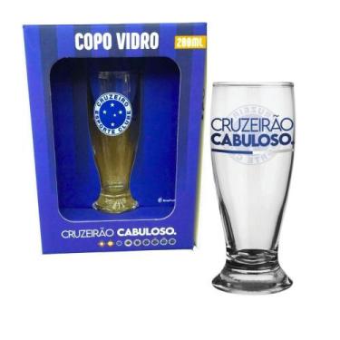 Imagem de Copo De Vidro 200ml - Times- Brasfoot - Cruzeiro I