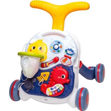 Imagem de Brinquedo Educativo Buba Andador 3 Em 1 Colorido, Branco, Único