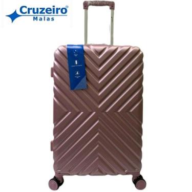 Imagem de Mala de Viagem Média CRUZEIRO Capacidade 23kg Giratória 360 Expansiva 