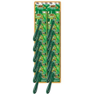 Imagem de Barbeador Descartavel Comfort 3 SENS. VD. 12BLX1UND. CT.C/12 - BIC
