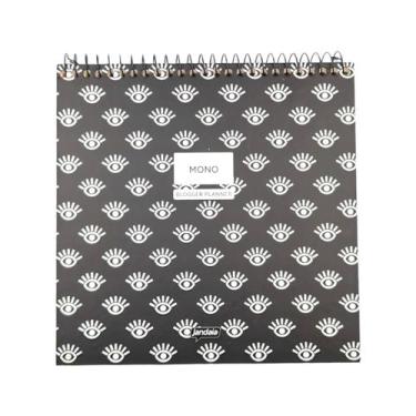 Imagem de Agenda Planner Blogueira Permanente MONO Brochura Capa Flexível - JAND
