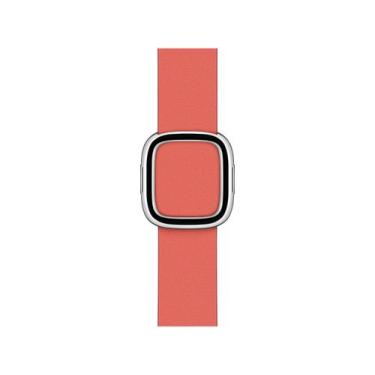 Imagem de Pulseira Apple Watch Fecho Moderno Couro 40mm - Rosa Cítrico Original,
