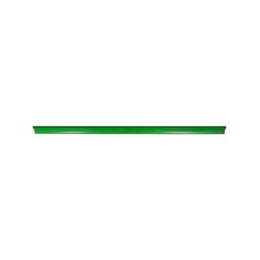Imagem de Kit 10 Porta Etiqueta Simples New Plus-Plus Verde com Acrílico 90,3cm para Gôndolas de Aço SA Gôndolas