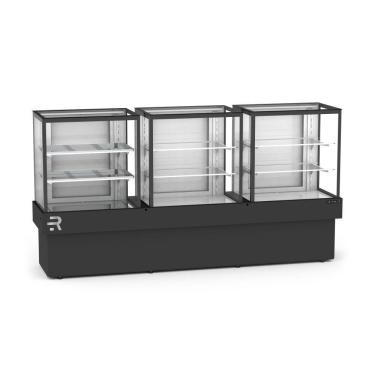 Imagem de Balcão Confeitaria Triplo Cvptrqs 2300 Refrigerado Quente e Seco com Iluminação LED Refrimate 220V