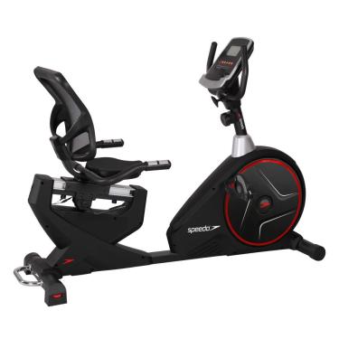 Imagem de Bicicleta Horizontal R35 com Painel de Monitoramento e Até 15 Níveis de Resistência para Treinos Speedo