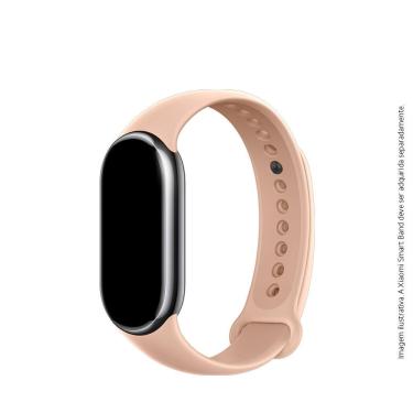 Imagem de Bracelete de Silicone para Xiaomi Smart Band 8 9 10 Ajustável Compatível com Smartband Rosa