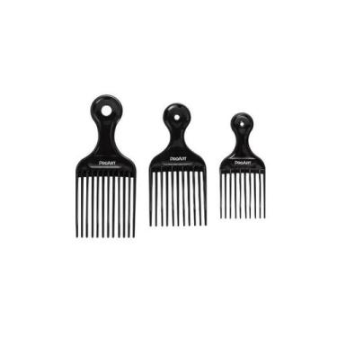 Imagem de Pente Garfo Kit Com 3 Unidades Wonder Curly Volumão Sem Esforço - ProA