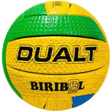 Imagem de Bola de Biribol Para Jogos Aquáticos Oficial Dualt em Pu, Amarelo