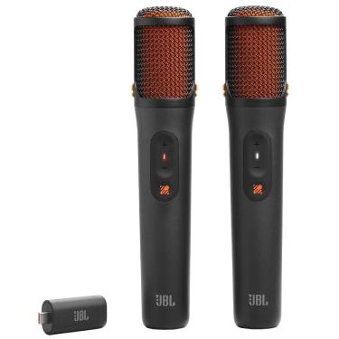 Imagem de Microfone sem Fio JBL EasySing Mics com Remoção Vocal por IA - JBLEASYSINGMICSBR
