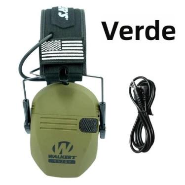 Imagem de Protetor Auditivo Eletrônico Dobrável Com Amplificação De Som E Proteç
