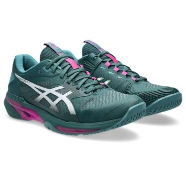 Imagem de Tênis ASICS Solution Speed Ff 4 - Masculino - Azul/Branco, 39