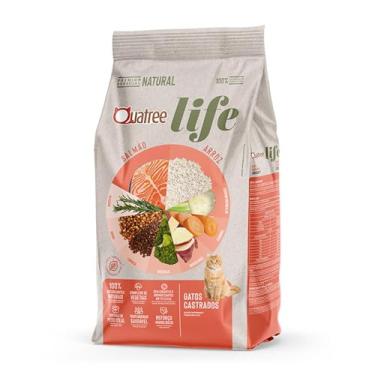 Imagem de Ração Life Quatree Castrados Salmão e Arroz – 10,1kg