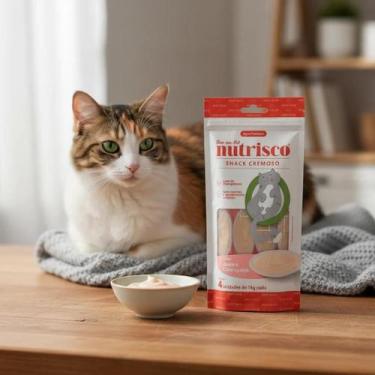 Imagem de Snack cremoso gatos nutrisco atum e caranguejo