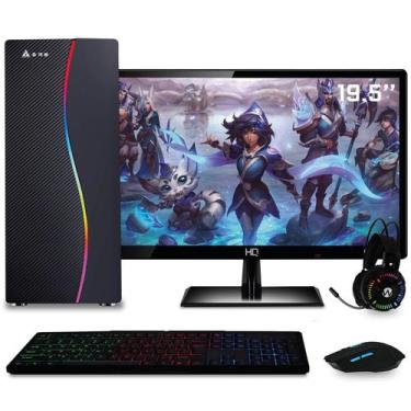 Pc Gamer Completo amd 6 núcleos 3.8Ghz 8GB ram Placa de vídeo Radeon 2GB HD  500GB Monitor 19.5 LED Kit Gamer Skill em Promoção na Americanas