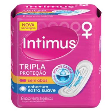 Imagem de Absorvente Sem Abas Intimus Gel c/ 8 Tri Protect Suave KIMBERLY-CLARK
