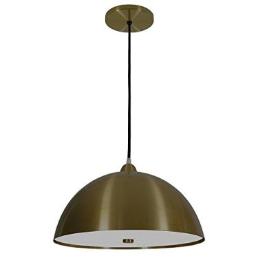 Imagem de Pendente Acrílico. 1 X E27 Volare Pd 1803 Bz Ac 220v Bronze Ø 370 Mm
