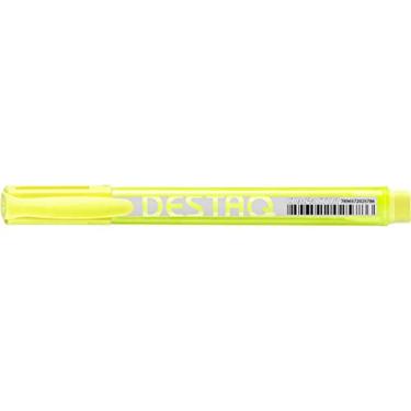 Imagem de Caneta Marca Texto Destaq, Compactor 01753, Amarelo Fluorescente, Pacote de 12