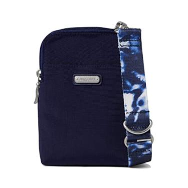 Imagem de Baggallini Alças finas femininas, Tinta azul marinho tie-dye, One Size, Alça fina