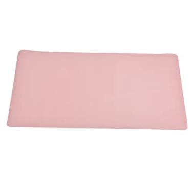 Imagem de Mouse pad de couro, durável computador desk pad antiderrapante multifuncional dupla face para casa para o escritório