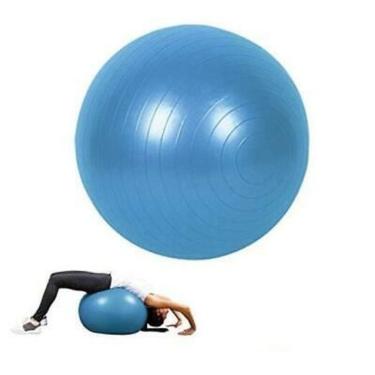 Imagem de Bola De Pilates Yoga Funcional 75Cm Suica Fisioterapia Suporta 180Kg Premium