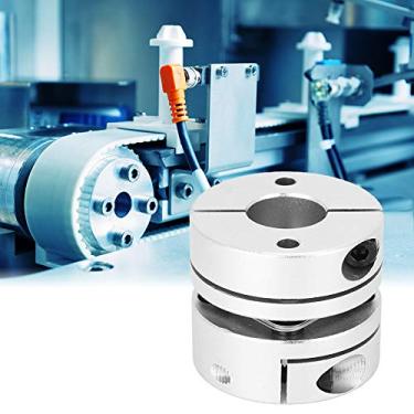 Imagem de Conector de acoplamento de eixo de liga de alumínio durável, acoplamento flexível, compressores de mandíbula de motor de passo para ventiladores de dispositivos mecânicos de bomba de água