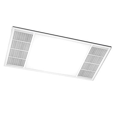 Imagem de Fã exausto Combo de iluminação de ventilação de teto ultrafino CONDUZIU Luzes, fã de exaustão de banheiro de baixo ruído poderoso Ventiladores de ventilação