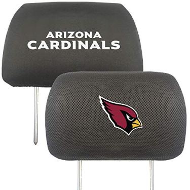 Imagem de FANMATS Capas para encosto de cabeça NFL Arizona Cardinals Auto, cores do time, tamanho único