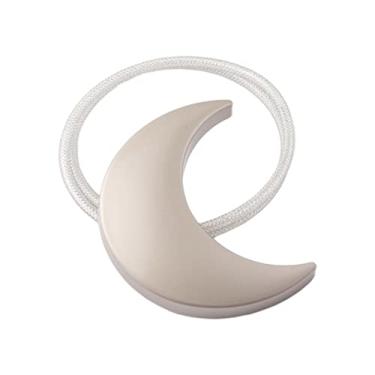 Imagem de Ímã de amarração de cortina fivela de gravata íman clipe de retenção para casa dormitório dormitório prendedor de fivelas de mosquito, prata, 4 peças