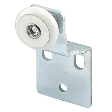 Imagem de Prime-Line Products N 6517 Rolo de porta de armário com 1/2 polegada offset e 3/4 polegada roda de nylon. (pacote com 2)