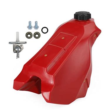 Imagem de Artudatech Tanque de combustível a gás de grande capacidade de 3,6 galões vermelho para Honda CR125R 1988-1990, para Honda CR125R Elsinore 1988-1990, para Honda CR125R Elsinore 1988-1990