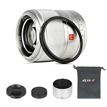 Imagem de Viltrox 56mm f/1.4 F1.4 XF Mount APS-C Lente de retrato com foco automático para câmeras Fuji Fujifilm X-Mount X-T30/X-T3/X-PRO3/X-T200/X-E3/X-T2/XA5/XA7 /XT2/X-H1/X20/X-T20, com kit de filtro de lent