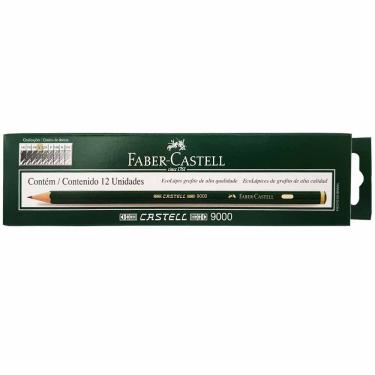 Imagem de Lápis Preto Faber Castell Regent 9000 H 12 Unidades 12243