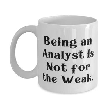 Imagem de Best Analyst Gifts, Being an Analyst Is Not for the Weak, Cool 325 ml Caneca para amigos da Boss