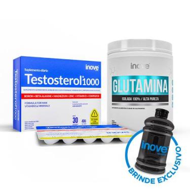Imagem de Kit Testosterol 1000 + Glutamina 300G Inove Nutrition