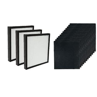 Imagem de Nispira True HEPA com pré-filtro de carbono ativado WK01234QPC para Oreck Airvantage WK10002QPC, purificadores de ar Plus Pet WK10052QPC 3 pacotes