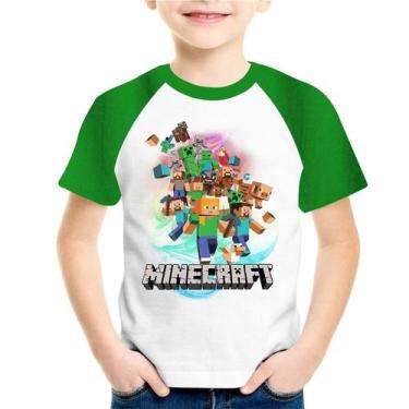 Imagem de Camiseta Camisa Creeper Minecraft Jogo Minecraft Unissex - Modatop