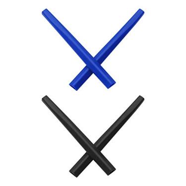 Imagem de Mryok – Opções de substituição para óculos de sol Oakley Deviation, Blue & Black, One Size