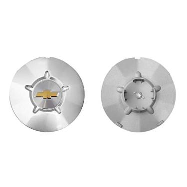 Imagem de Jogo Calota Centro de Roda Gm Prisma 06 a 12 Emblema Dourado