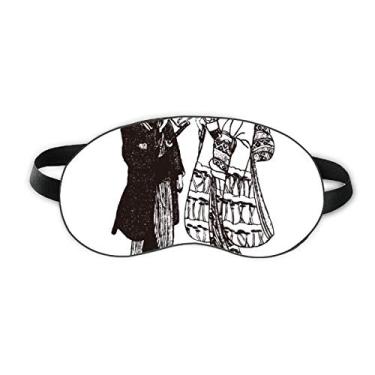 Imagem de Japan Sketch Capa para sombra noturna macia para dormir estilo japonês