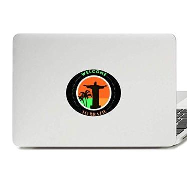 Imagem de Adesivo de notebook com emblema de vinil do Elemento Cultural do Corcovado Brasil