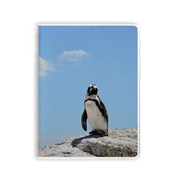 Imagem de Caderno de imagem natureza da ciência Antártica Penguin Ocean Diário capa macia