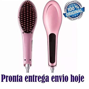 Imagem de Escova Mágica Alisadora Chapinha Display Lcd 230 Bivolt