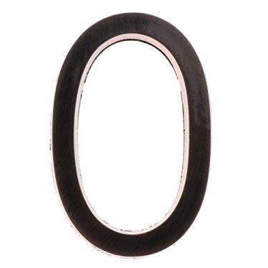 Imagem de Placa flutuante 3D de 7,6 cm, placa de endereço com número de porta cromada de cetim preto, para artigos de decoração de apartamentos planos, placa digital de 0 a 9, plástico ABS