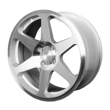 Imagem de Kit 4 Roda Aro 17x8 Rodera gt 4X100 et 35 Prata Diamante RDR51