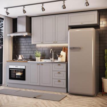 Imagem de Cozinha 4 Peças Com Módulo De Forno De Embutir Amy Casa 812